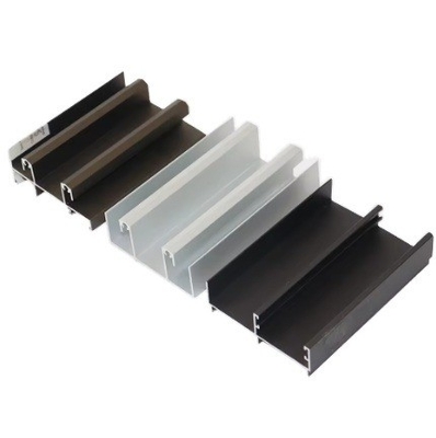 Perfiles de extrusión de aluminio OEM en colores personalizados para anodización de puertas y ventanas
