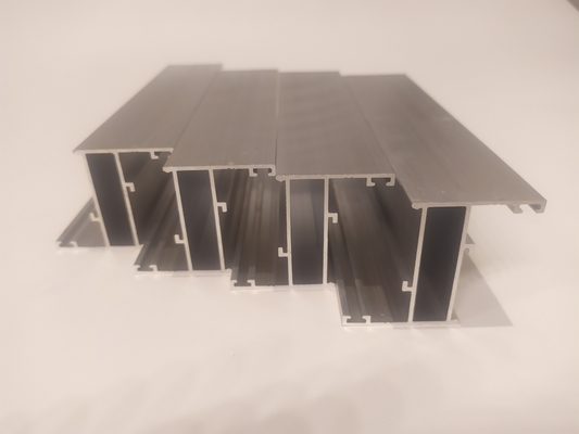 Perfiles de extrusión de aluminio OEM en colores personalizados para anodización de puertas y ventanas