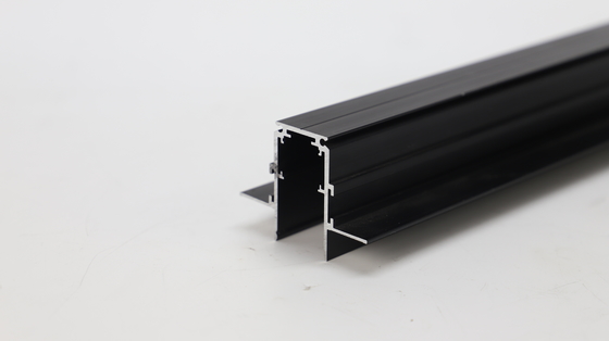 Profiles de extrusión de aluminio anodizado de ahorro energético para la bandeja de lámparas de tamaño personalizado