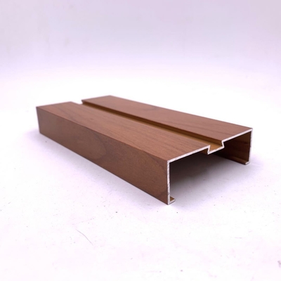 Proceso profundo de perforación de perforación de precisión de corte CNC de madera de grano de aluminio ventana de carcasa