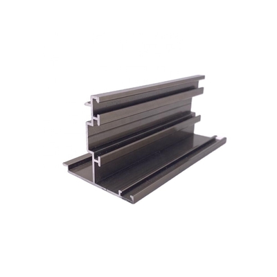 Diseño moderno de color personalizado anodizado perfiles de AL 6063 Perfiles de aluminio de ventana