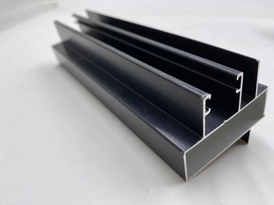 Servicio de soldadura de perfiles de aluminio mate anodizado negro para el mercado peruano