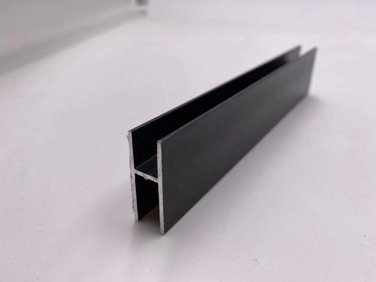 Servicio de soldadura de perfiles de aluminio mate anodizado negro para el mercado peruano
