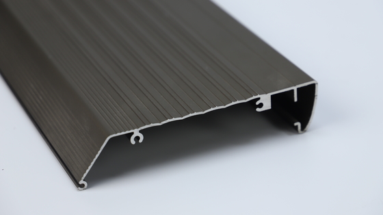 Tamaño personalizado Perfiles de extrusión de aluminio anodizado negro para carcasas de altavoces de energía