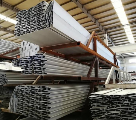 5.8-6.0M longitud cuadrada impermeable pergola de aluminio de la manga con perfil ajustable