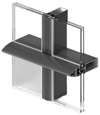 Profile de aluminio extrudido en acabado de molino para el cliente