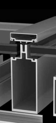 Perfiles de aluminio de cortina de extrusión de aluminio personalizado para la construcción Shengxin