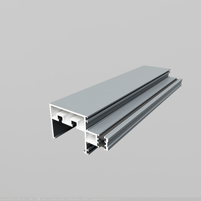 Perfiles de aluminio de cortina de extrusión de aluminio personalizado para la construcción Shengxin