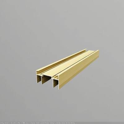 Perfiles de extrusión de aluminio Herramientas de transporte Tolerancia ± 1% para ventanas y puertas