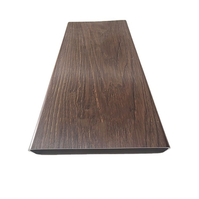 Revestimiento 3D de madera para puerta de armario de armario de madera hecha de aleación de aluminio 6063 6061