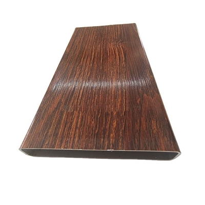 Revestimiento 3D de madera para puerta de armario de armario de madera hecha de aleación de aluminio 6063 6061
