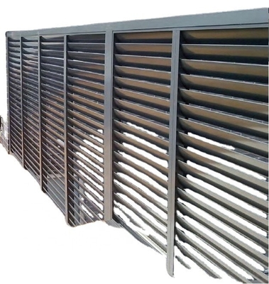 Sistema de aluminio ajustable de lujo para cercas exteriores de privacidad exterior