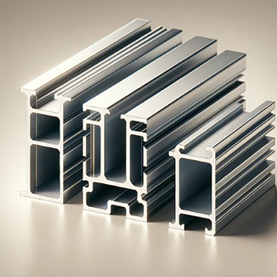 Profiles de extrusión de aluminio personalizados para el procesamiento CNC, perforado, perforación y corte