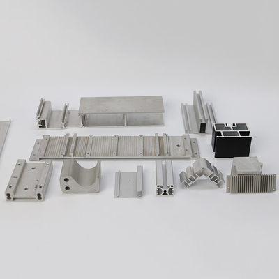 Profiles de extrusión de aluminio personalizados para el procesamiento CNC, perforado, perforación y corte