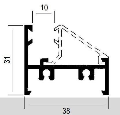 Colombia Serie 7038 5020 3831 744 8025 Shengxin 6063 T5 Perfiles de extrusión de aluminio para puertas