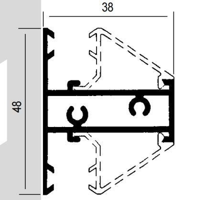 Colombia Serie 7038 5020 3831 744 8025 Shengxin 6063 T5 Perfiles de extrusión de aluminio para puertas