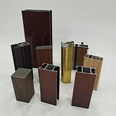 Perfil de aluminio para puertas y ventanas de la serie Chile de perfiles de extrusión de aluminio personalizados