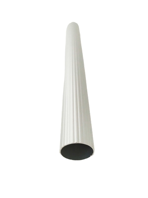 Pedido del cliente Perfiles de aluminio cuadrados y redondos Tubo redondo para varilla de cortina