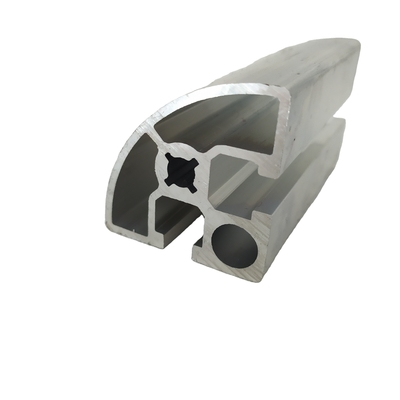 6063/6061 T5 Cuadro estructural de aluminio para perfiles de acabado de tubos cuadrados y redondos