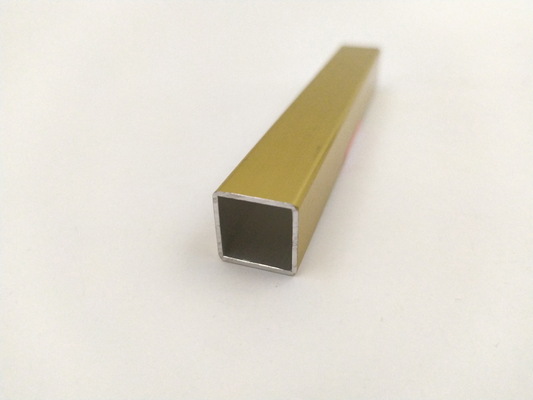 Composición química Tubos cuadrados de aluminio para persianas Persianas y espesor personalizado