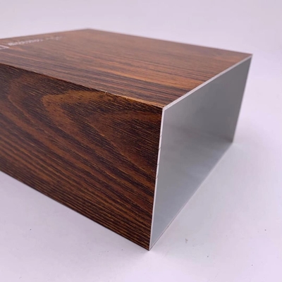 Revestimiento de polvo anodizado y perfiles de aluminio de grano de madera perfectos para sus necesidades B2B