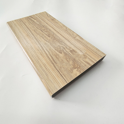 5.8-6.0M longitud perfiles de extrusión de aluminio de grano de madera 3D para ventanas puertas piso de pérgola