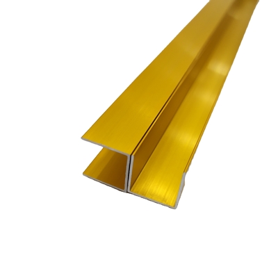 El espesor personalizado de la cinta de perfil de aluminio dorado con el perfil de aluminio de canal U