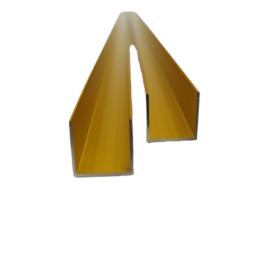 Perfiles de aluminio de canal U de Shengxin Color dorado Perfiles de extrusión de aluminio