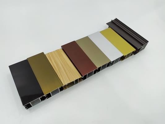 Profiles de extrusión de aluminio templado T3-T8 para marcos de ventanas y puertas de forma cuadrada