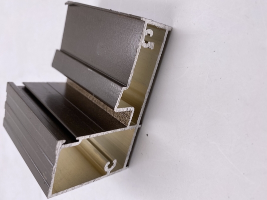 6063 Aleación de aluminio 5.8-6.0M Profiles de aluminio de longitud para ventanas de carcasa 28/30.5