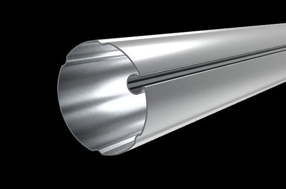 5.8-6.0M longitud de aluminio Keder Rail para el marco de la tienda de corroción resistente acabado de molino