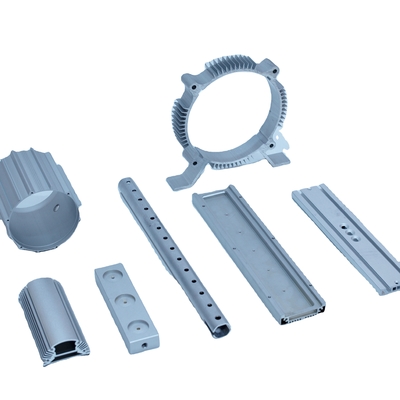 Profiles de aluminio anodizados de extrusión CNC para secciones industriales de 0,8 mm a 2,0 mm de espesor