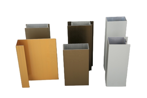Perfil de aluminio para ventanas de puertas de la serie 6000 Grado interior de vidrio corredero marco de pared