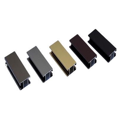 Shengxin Profiles de aluminio anodizado de plata dorada para puertas correderas de armario es de aleación