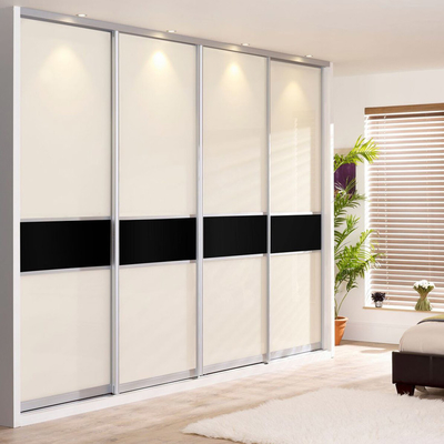 Shengxin Profiles de aluminio anodizado de plata dorada para puertas correderas de armario es de aleación