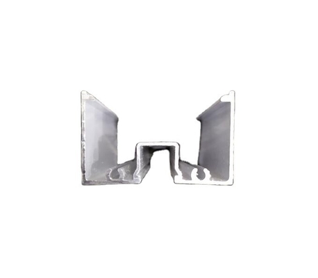 Profiles de puertas correderas de aleación de aluminio con Cabezal y Zoclo