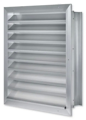 Exterior Luzer de la ventana del tiempo Luzer de aluminio en acabado de molino y perfil anodizado de plata