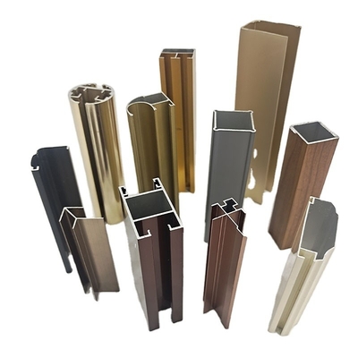 Profiles de aluminio de extrusión de aluminio con marco de aluminio para puertas correderas de vidrio y ventanas