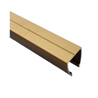 Profiles de aluminio de extrusión de aluminio con marco de aluminio para puertas correderas de vidrio y ventanas