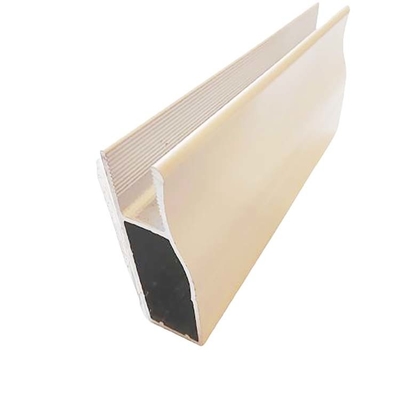 6063 T5 Perfiles de aluminio personalizados para el mercado de México Adaptador de ventanas y puertas corredizas