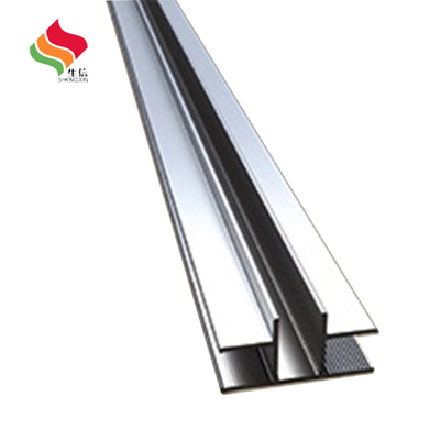 Perfiles de aluminio anodizante de plata de espesor de 0,30 mm personalizados para marcos de paneles solares