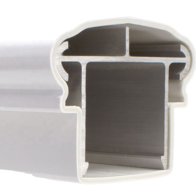 Perfil de aluminio para barandillas de vidrio de la serie 6000 de grado y espesor personalizado