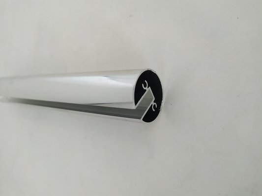 Perfil de aluminio para barandillas de vidrio de la serie 6000 de grado y espesor personalizado