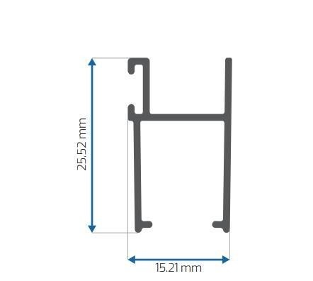 México Ventanas y puertas Perfiles de extrusión de aluminio Anodizante de polvo de revestimiento de molino de acabado