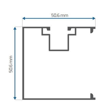 México Ventanas y puertas Perfiles de extrusión de aluminio Anodizante de polvo de revestimiento de molino de acabado