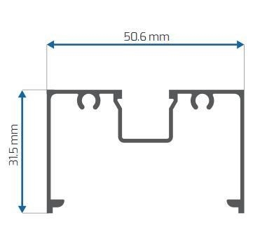 México Ventanas y puertas Perfiles de extrusión de aluminio Anodizante de polvo de revestimiento de molino de acabado