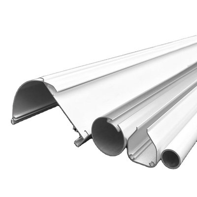 Sombra de rollo ciega de aluminio para ventanas con pista de cortina de perfil de aluminio
