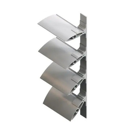 Perfiles de cuchillas de aluminio recubiertas en polvo para protectores solares y persianas en Europa