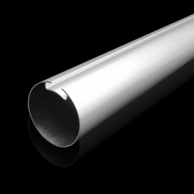 Tubos ciegos de rodillos de aluminio Zebra Roller Curtain Rail Perfiles de aluminio para versátiles