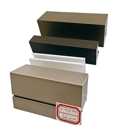 6063 T5 Perfil de extrusión de aluminio para perfiles de ventanas cuadradas y colores personalizados